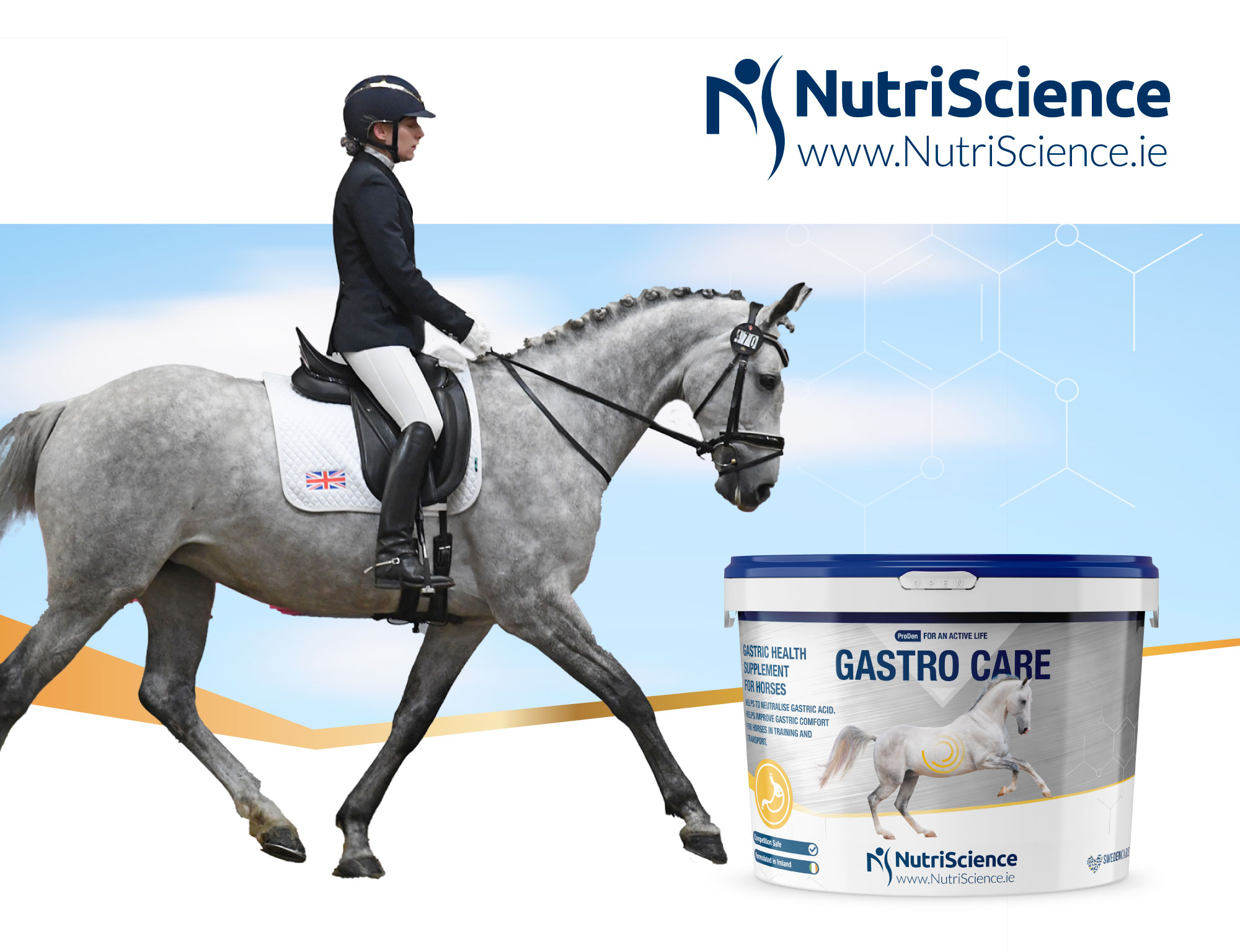 NutriScience sponsors Team GB dressage rider Alicia Griffiths