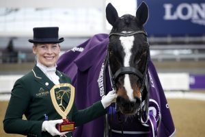 Kate Dwyer winning in Doha